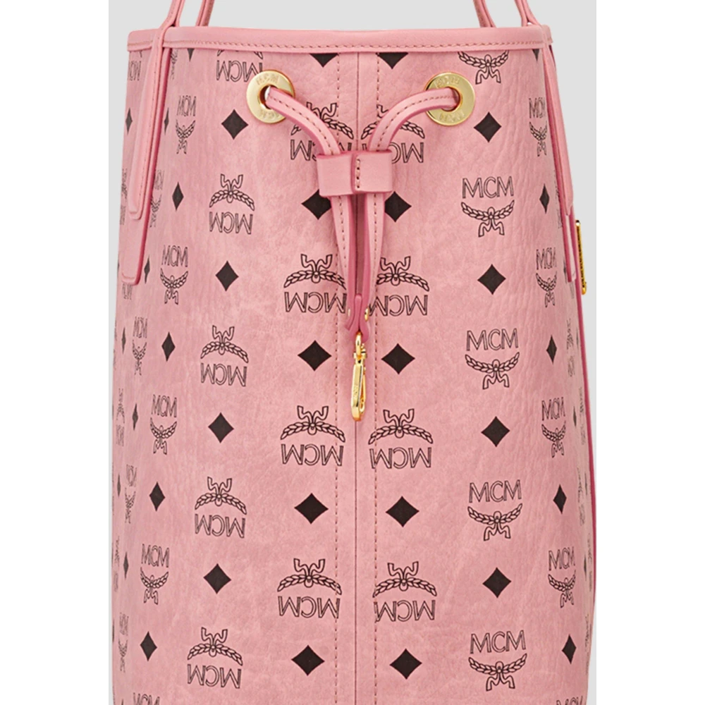 MCM Liz Shopper in Visetos Pink Dames