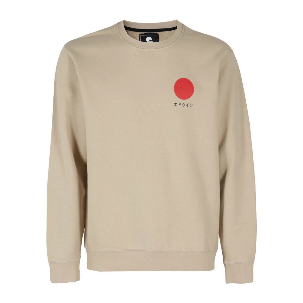 Edwin Japanse Zon Stijlvolle Tee Beige Heren