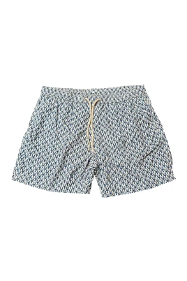 Badeshorts med elastisk midja