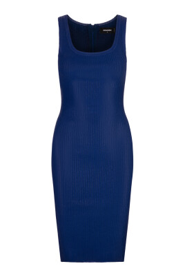 robes-bleues-en-viscose-et-polyamide