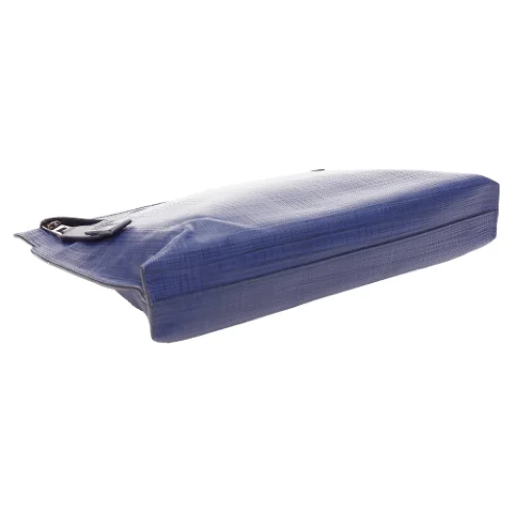 Loewe Pre-owned Leather clutches Blue Heren