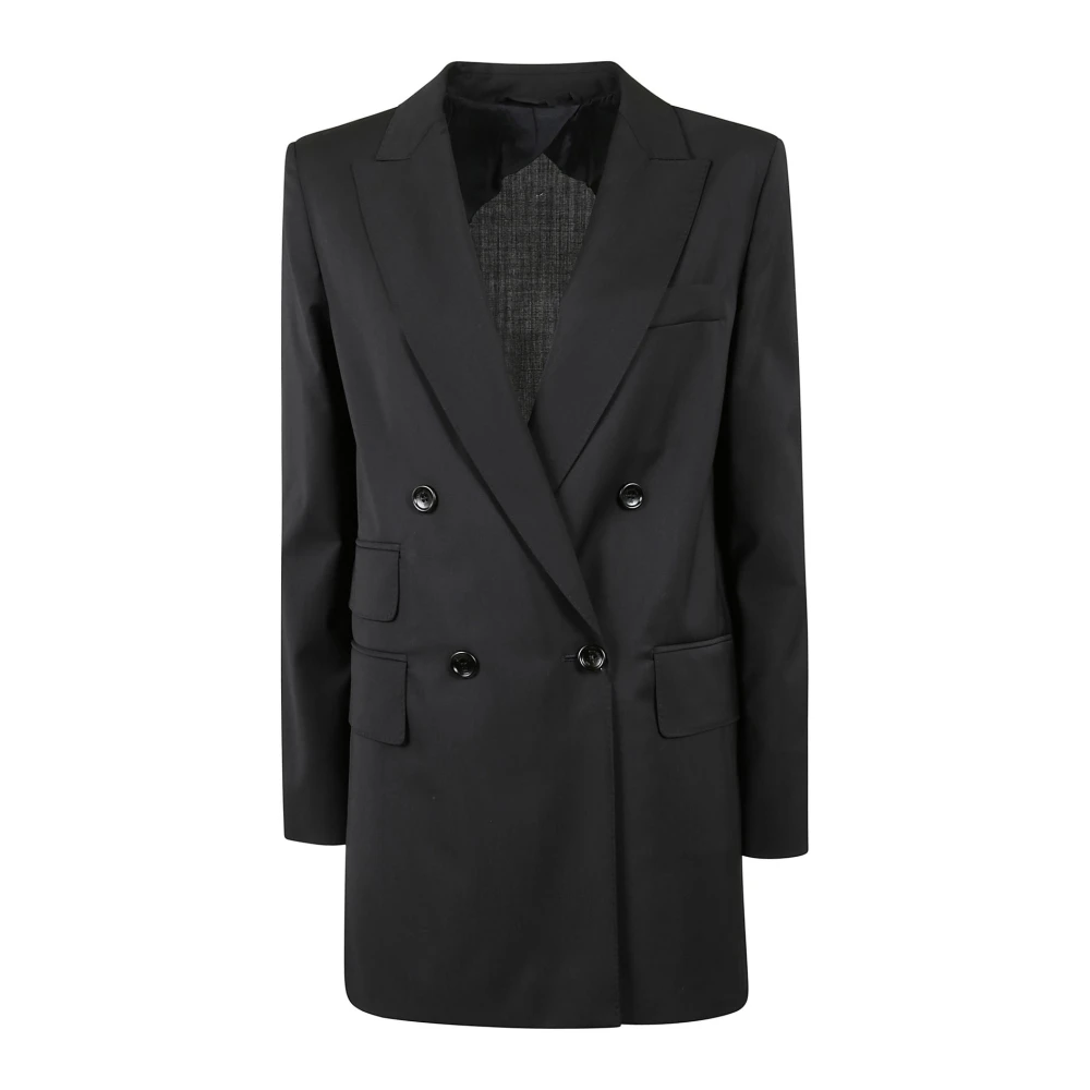 Max Mara Stijlvolle Camel Jacket voor elke gelegenheid Black Dames