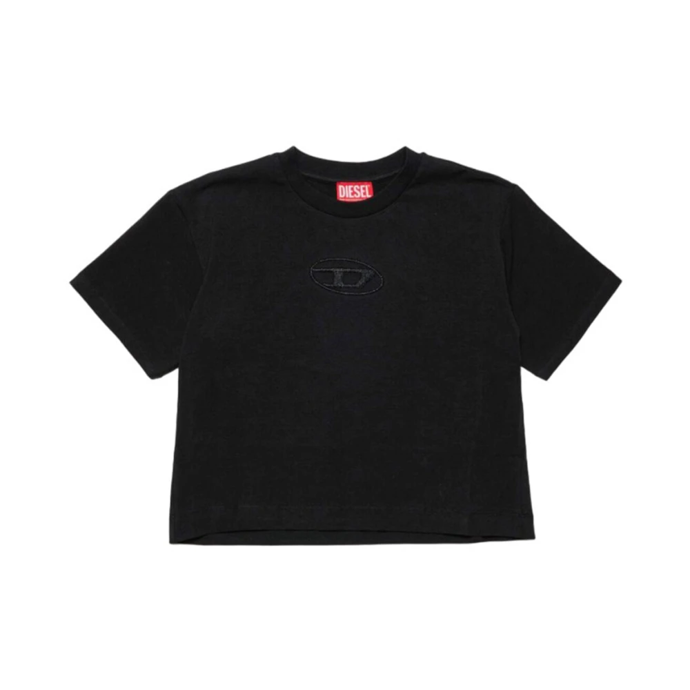 Diesel Flickors kortärmad T-shirt Black, Flicka