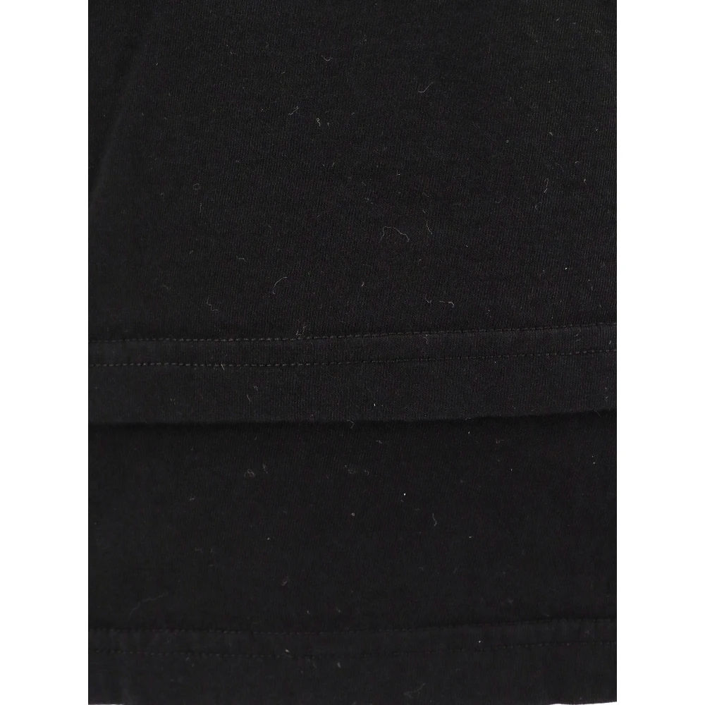 Rick Owens Iconische Logo Katoenen Sweatshirt Hoodie Black Heren