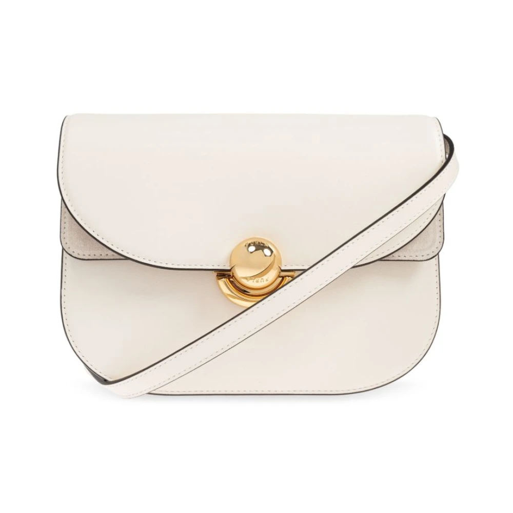 Furla Beige Foldover Clip Tas Beige Dames
