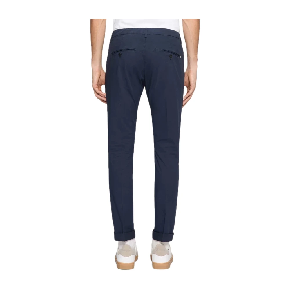 Dondup Katoenen broek trendy veelzijdig model Blue Heren