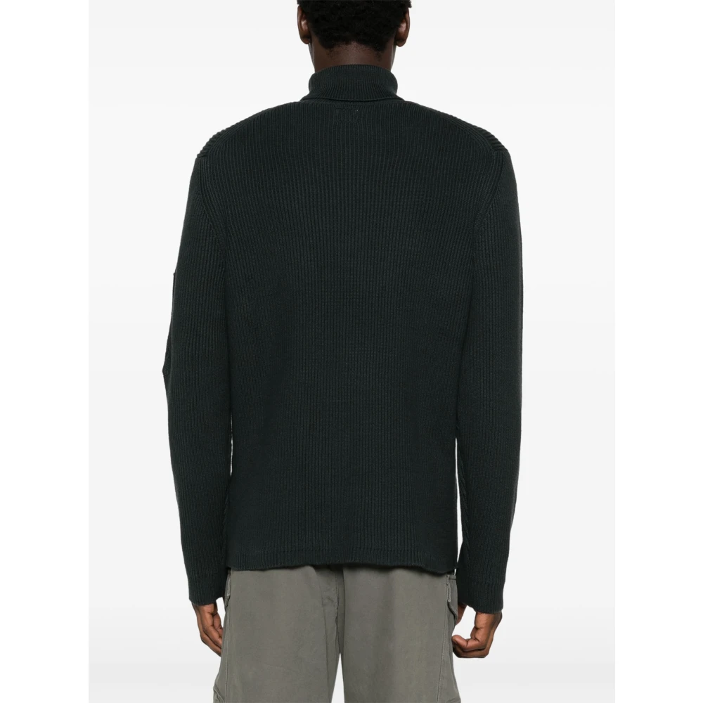 C.P. Company Hoge hals rechte snit sweaters Black Heren