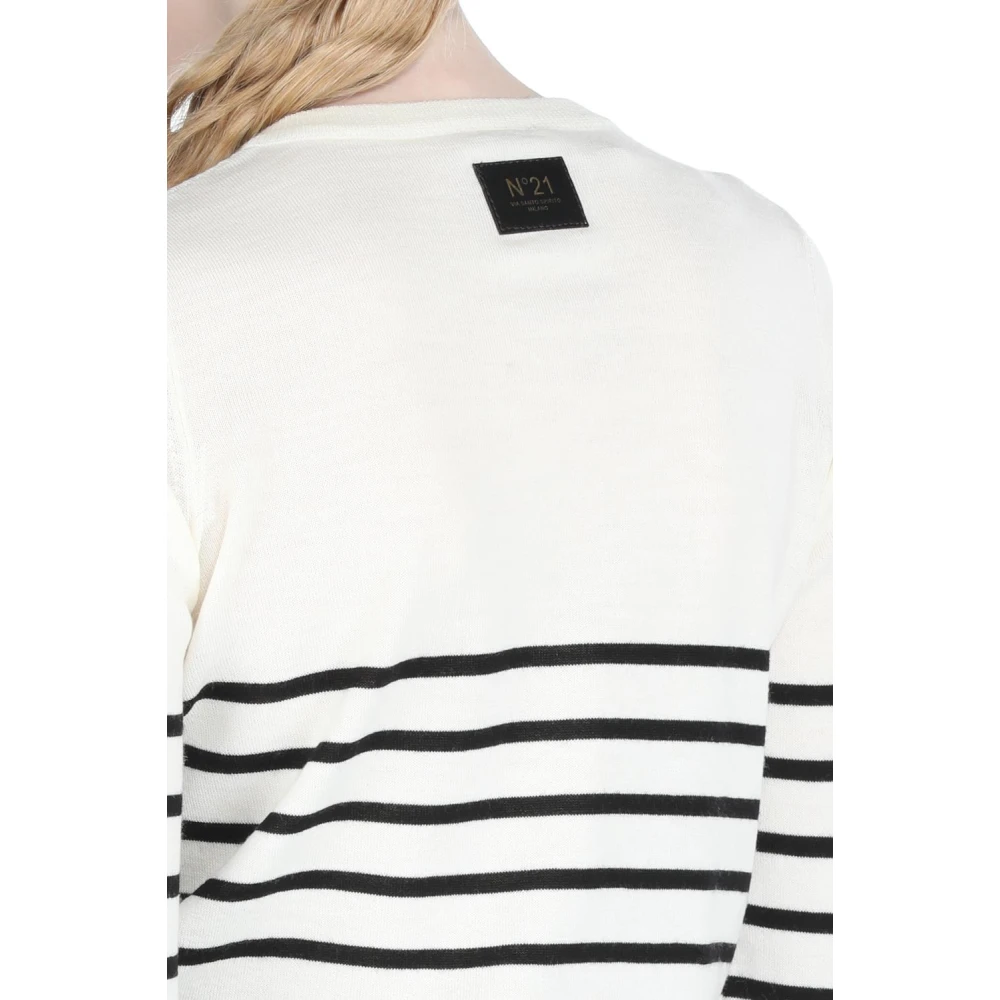N21 Beige Trui met Stijl Beige Dames