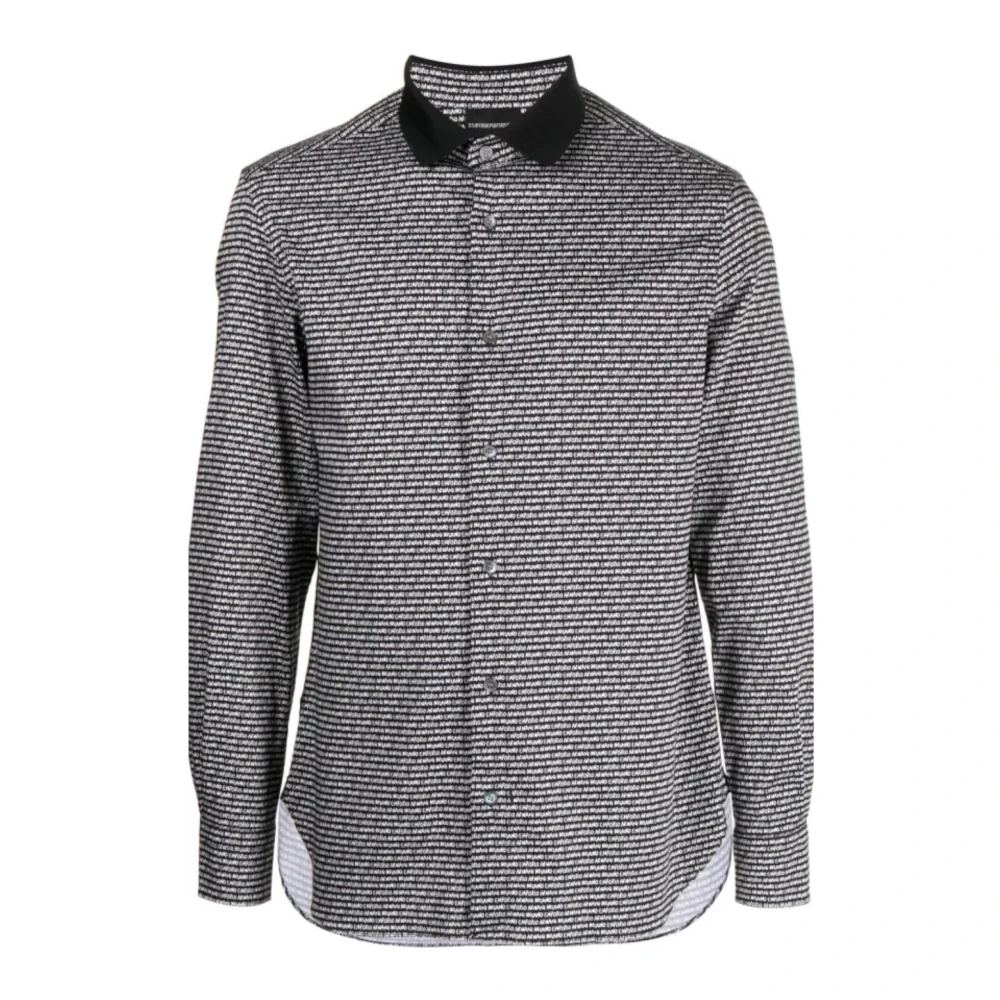 Emporio Armani Men's Black Casual Shirt