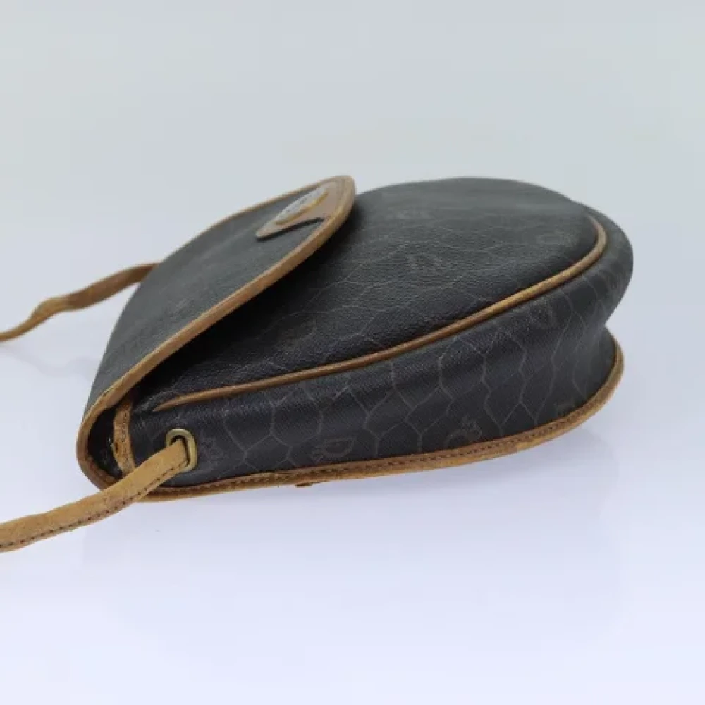 Dior Vintage Pre-owned Leather shoulder-bags Brown Dames