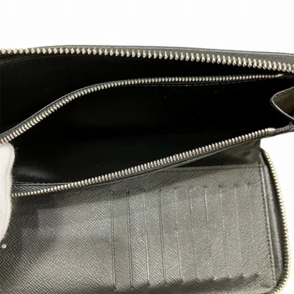 Louis Vuitton Vintage Pre-owned Leather wallets Black Heren