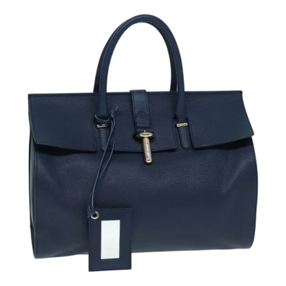 Balenciaga Vintage Pre-owned Leather handbags Blue Dames