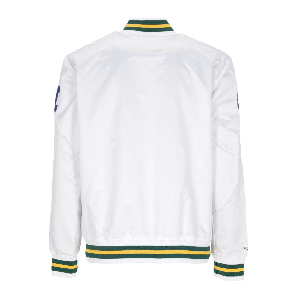 Mitchell & Ness Green Bay Packers Bomberjack White Heren