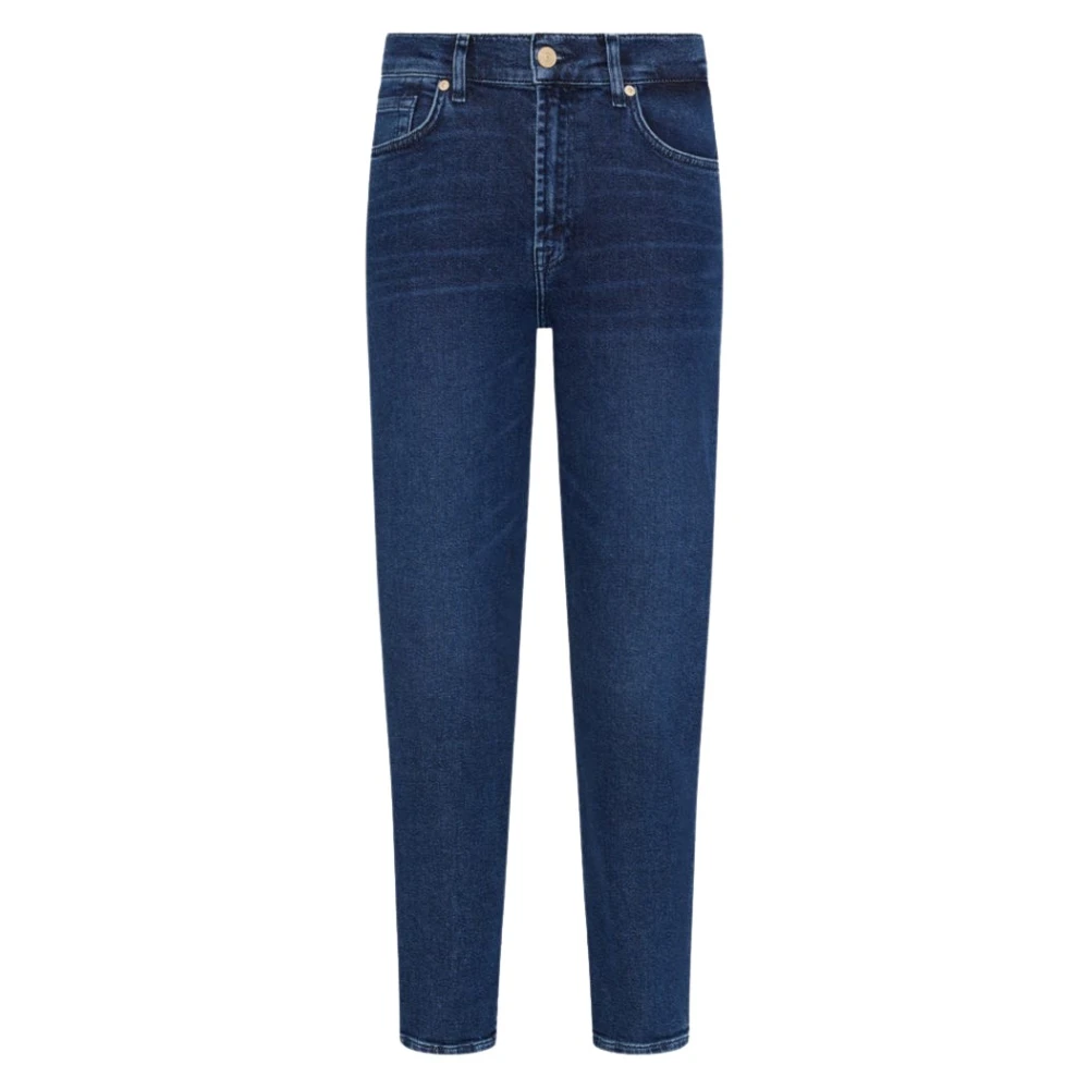 7 For All Mankind Malia Luxe Vintage Paradise High Rise Jeans Blue Dames