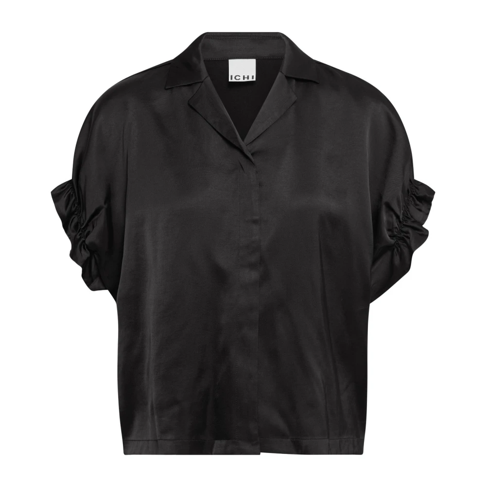 Ichi , Damen, Blusen & Hemden, Schwarzk, L