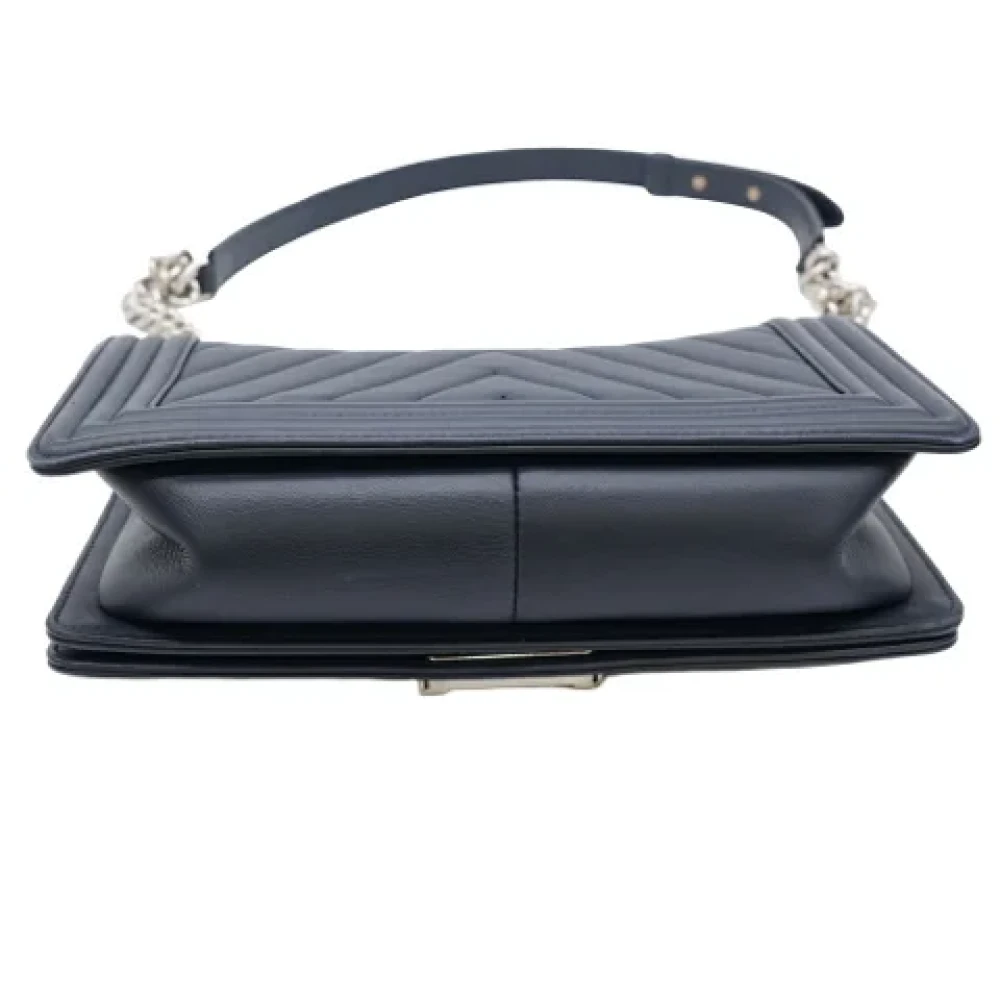 Chanel Vintage Pre-owned Canvas chanel-bags Blue Dames