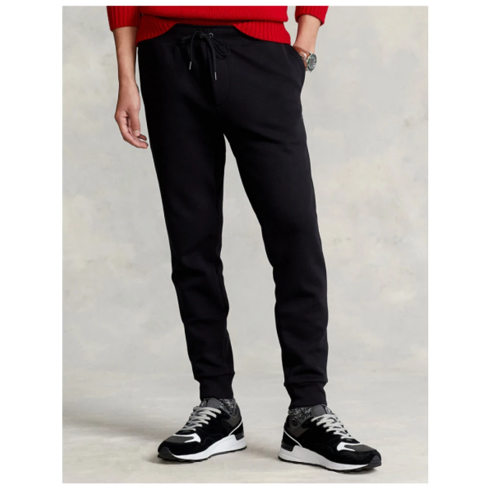Polo Ralph Lauren Zwarte joggingbroek met verstelbare tailleband Black Heren