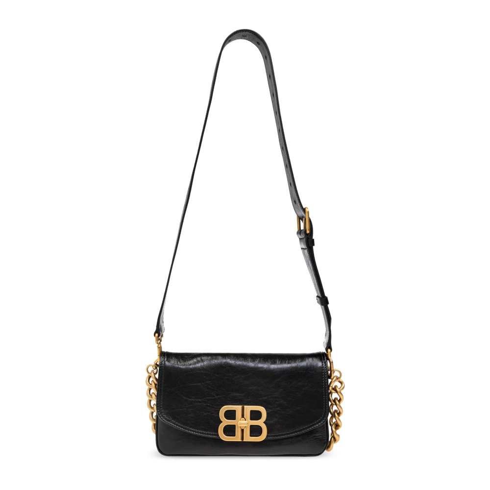 Balenciaga Kleine BB Soft schoudertas Black Dames