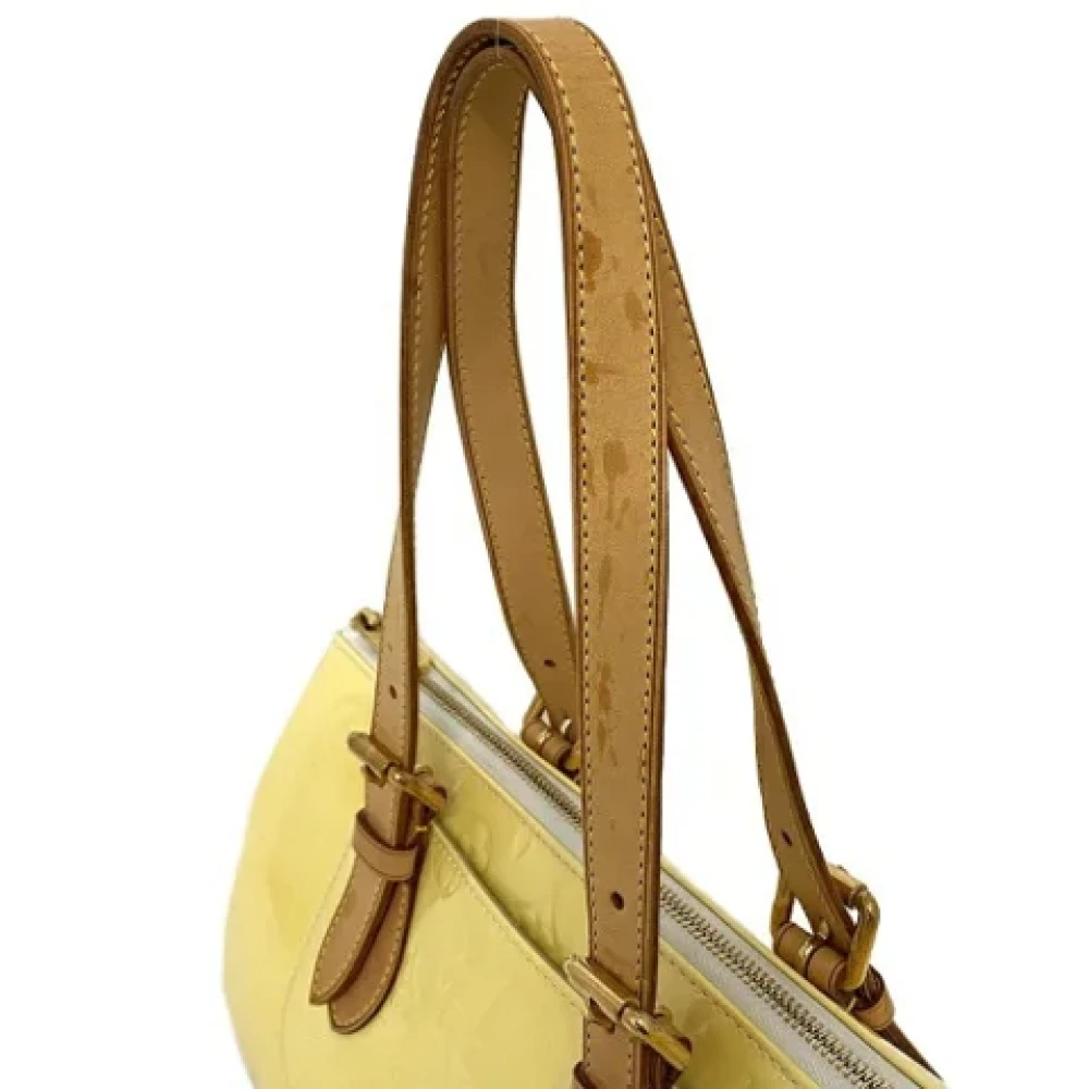 Louis Vuitton Vintage Pre-owned Canvas shoppers Yellow Dames