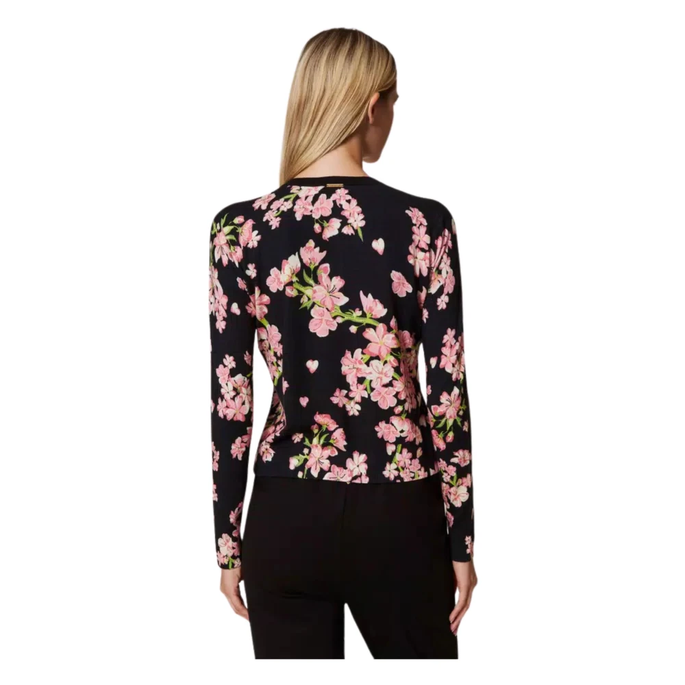Twinset Kant Trim Vest Sweater Multicolor Dames