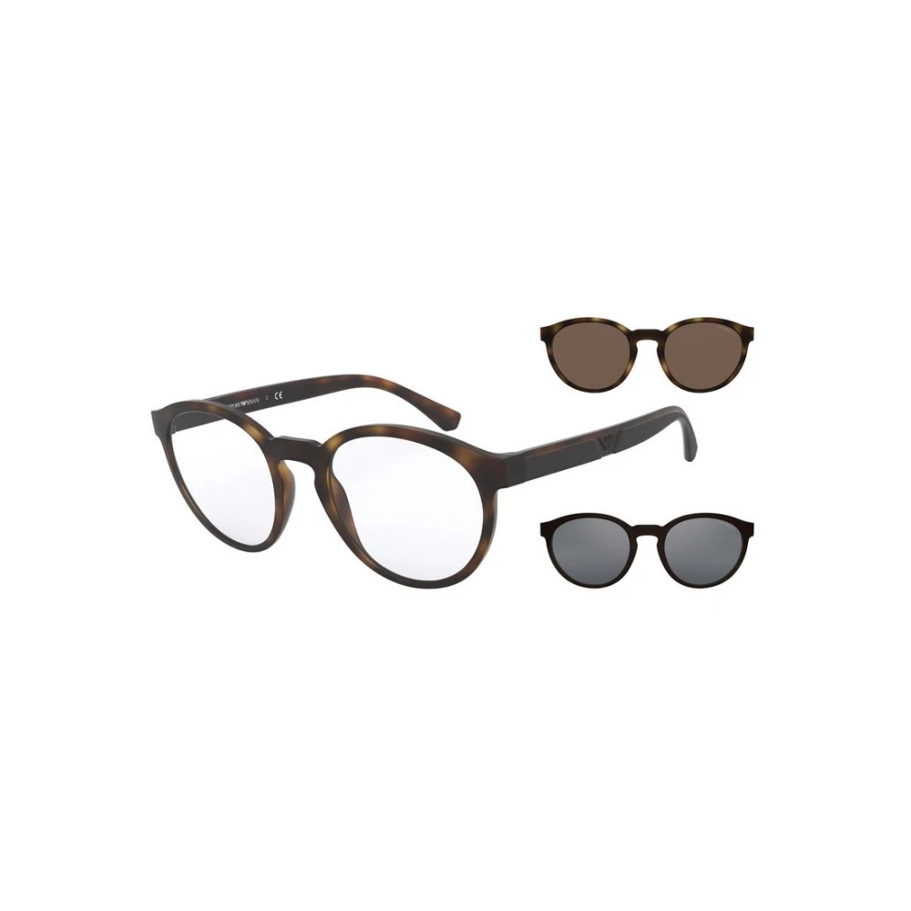 Emporio Armani Men's Ea4152 58021W Man Sunglasses Injected Turtle Transparent Pantos Normal - Image 4