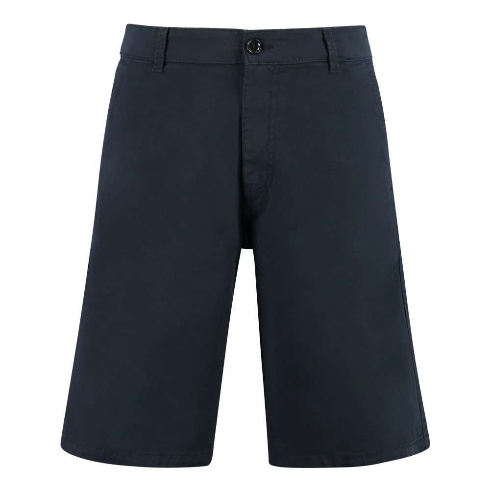 Aspesi Katoenen Bermuda Shorts Blue Heren