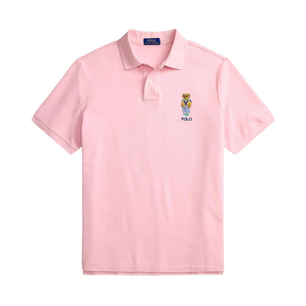 Polo Ralph Lauren Uomo Rosa Top, L, New,