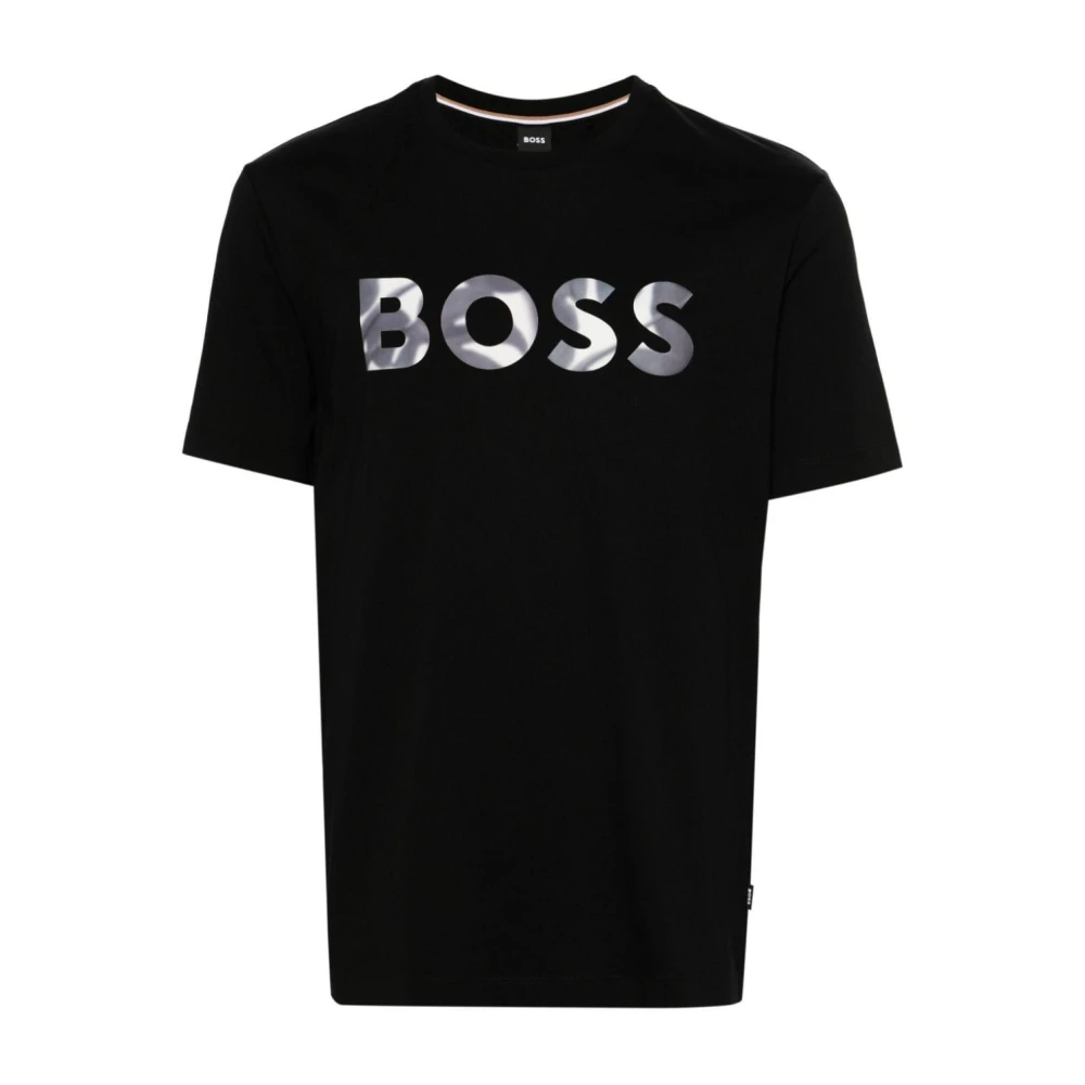 Hugo Boss Casual Bomull T-shirt Black, Herr