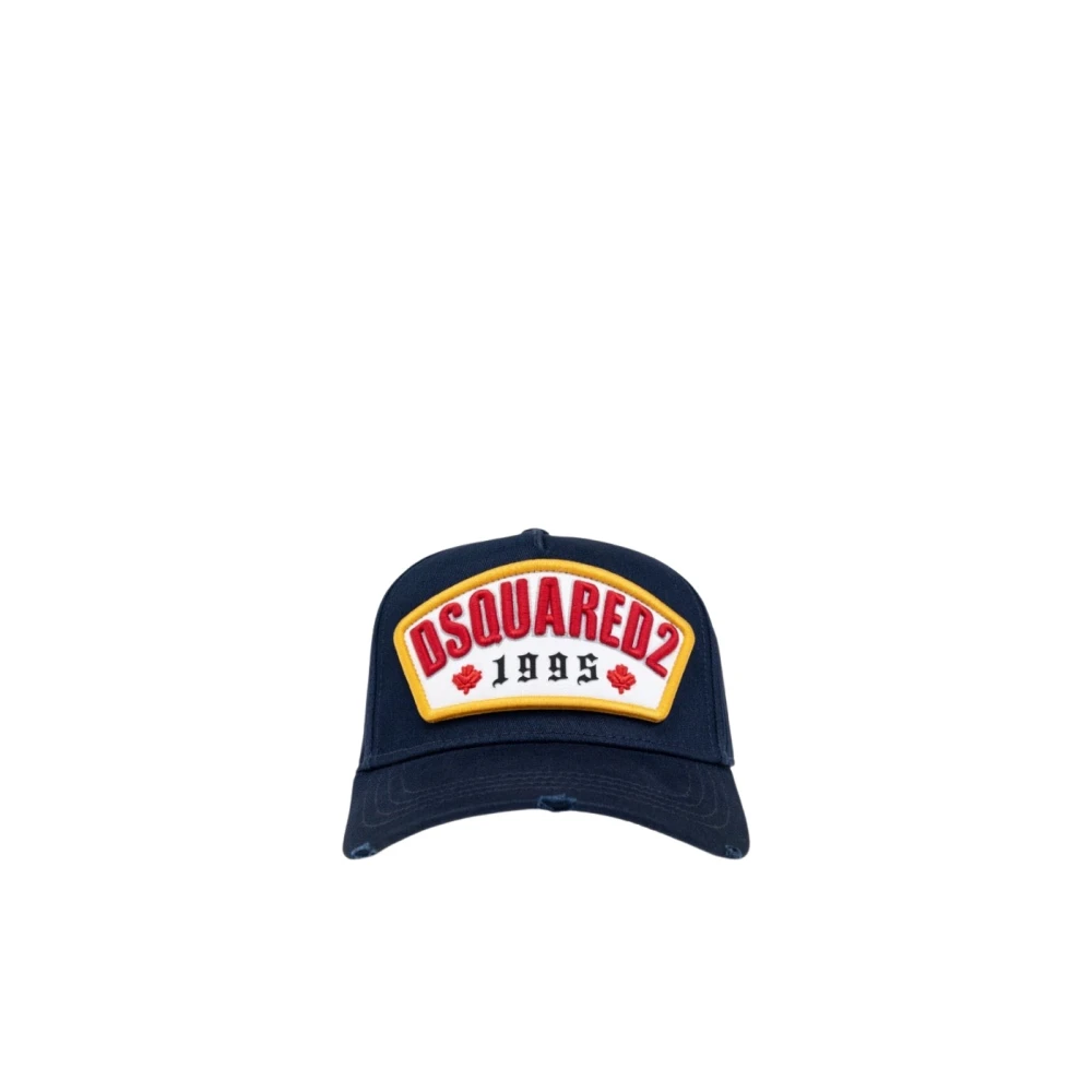 Dsquared2 Navy Blauwe Baseballpet Blue Heren
