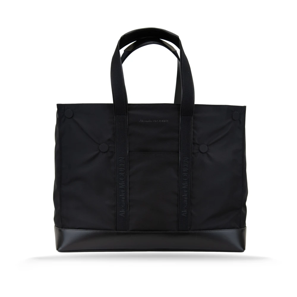 Alexander mcqueen Leren dameshandtas met envelopzak Black Dames