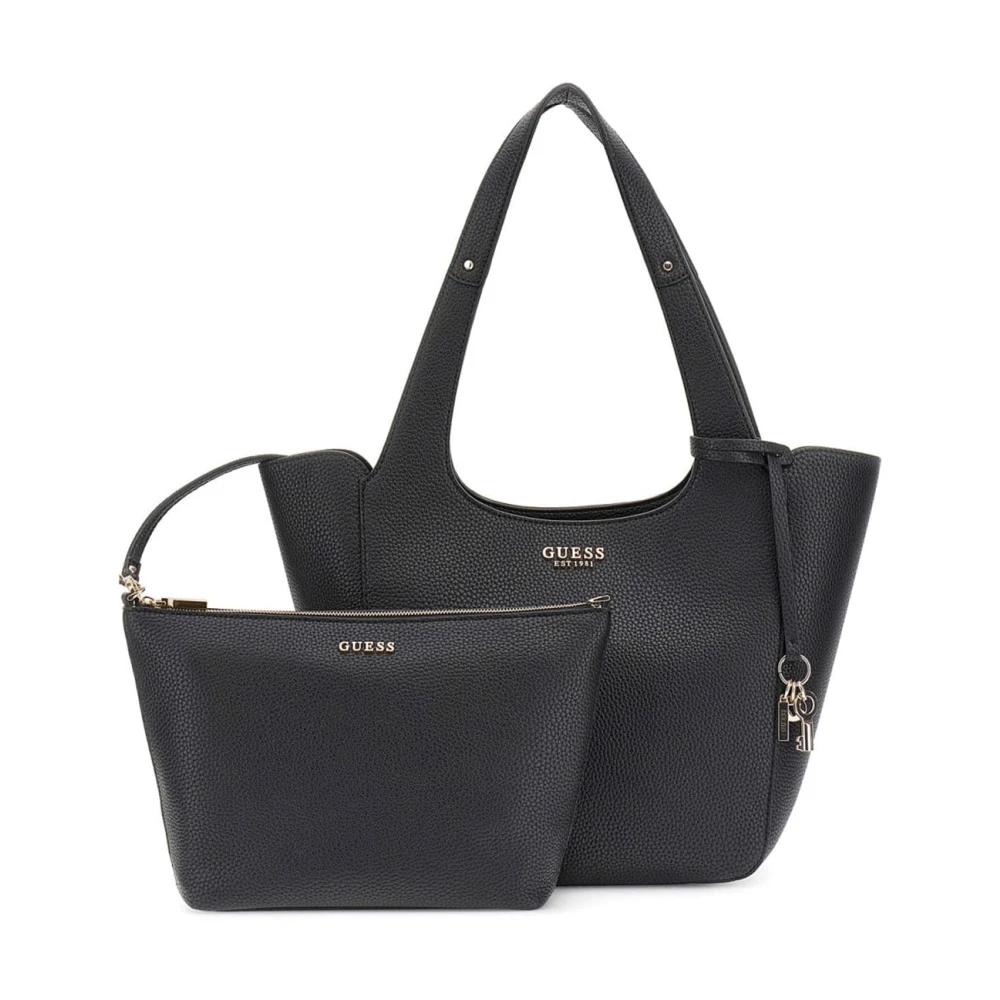 Guess Women's Black Calista 2 In 1 Tote - Shoulder Bags - One Size - Bags