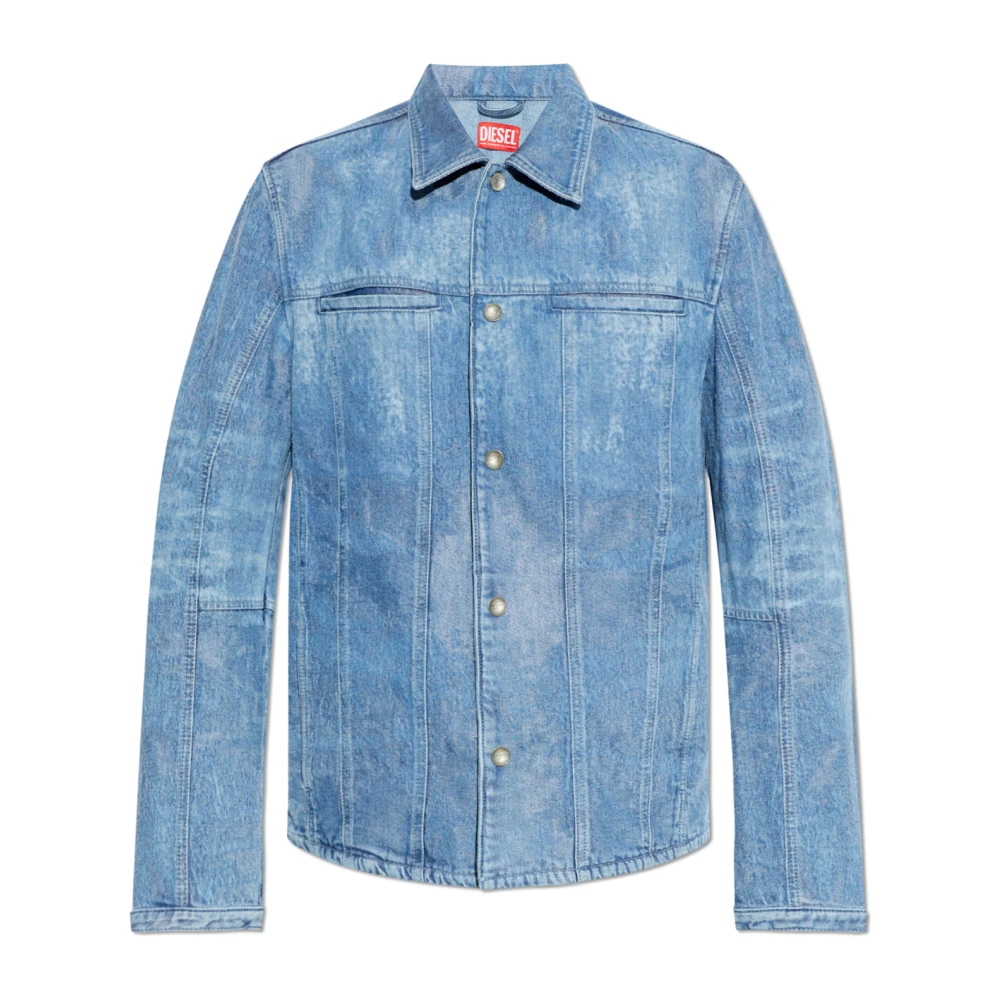 Diesel Hombre Azul Chaquetas, Talla: L