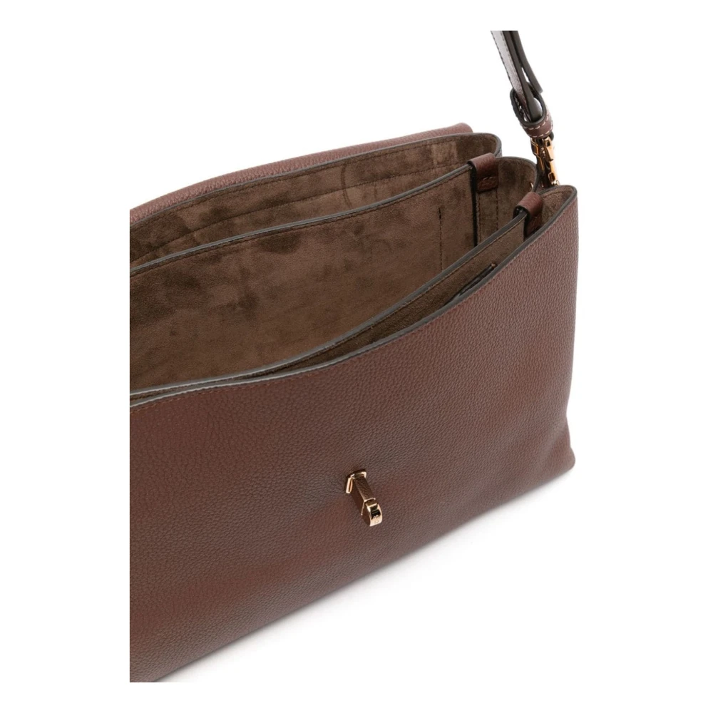 TOD'S Bruine T Timeless Tote Tas Brown Dames
