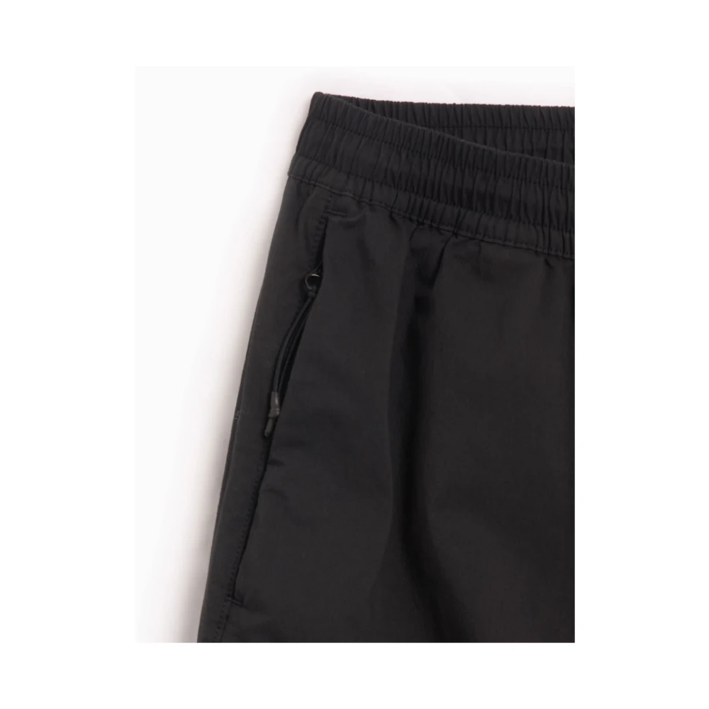 Stone Island Zwarte Cargo Joggingbroek met Zakken Black Heren