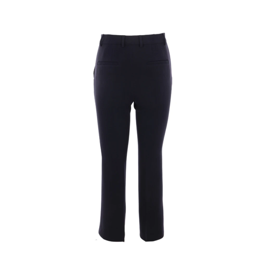 Alberto Biani Blauwe Stretch Bell Bottom Broek Blue Dames
