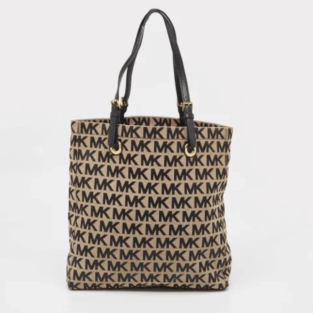 Michael Kors Pre-owned Canvas totes Black Dames