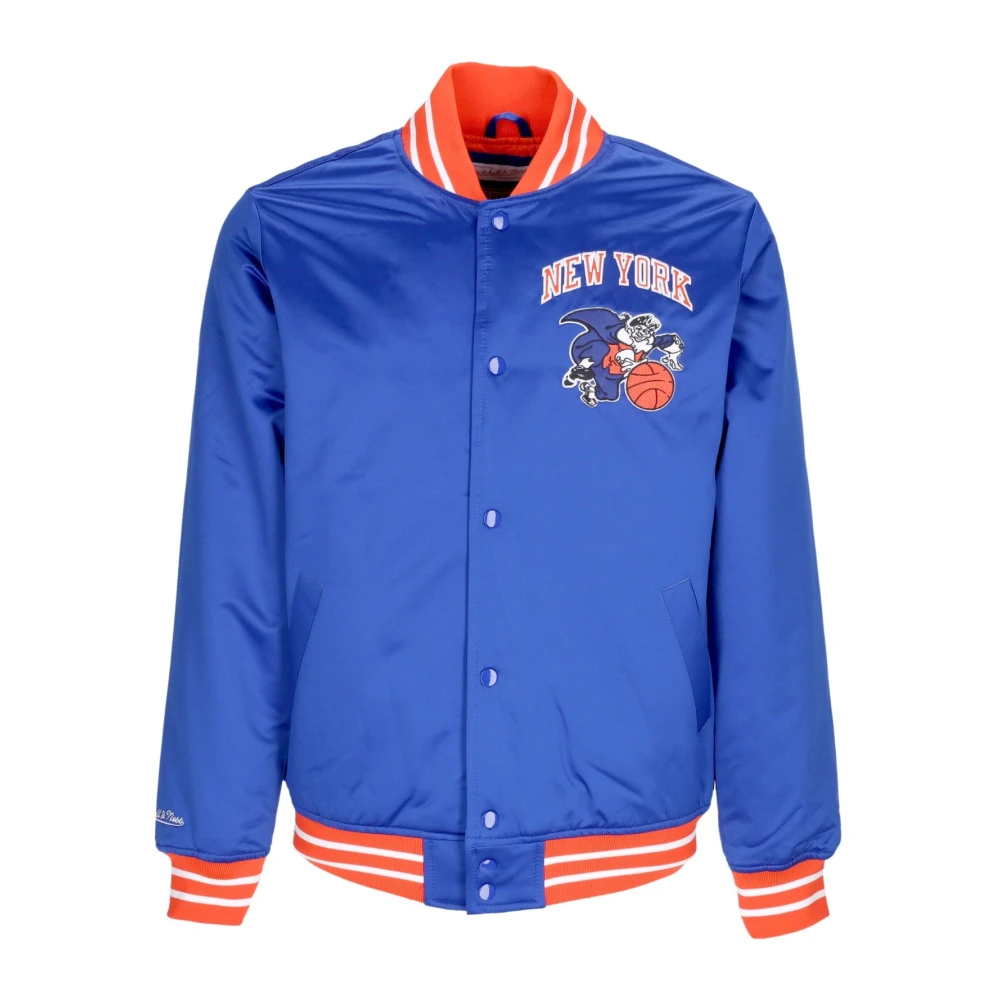 Mitchell & Ness New York Knicks Bomberjack Blue Heren