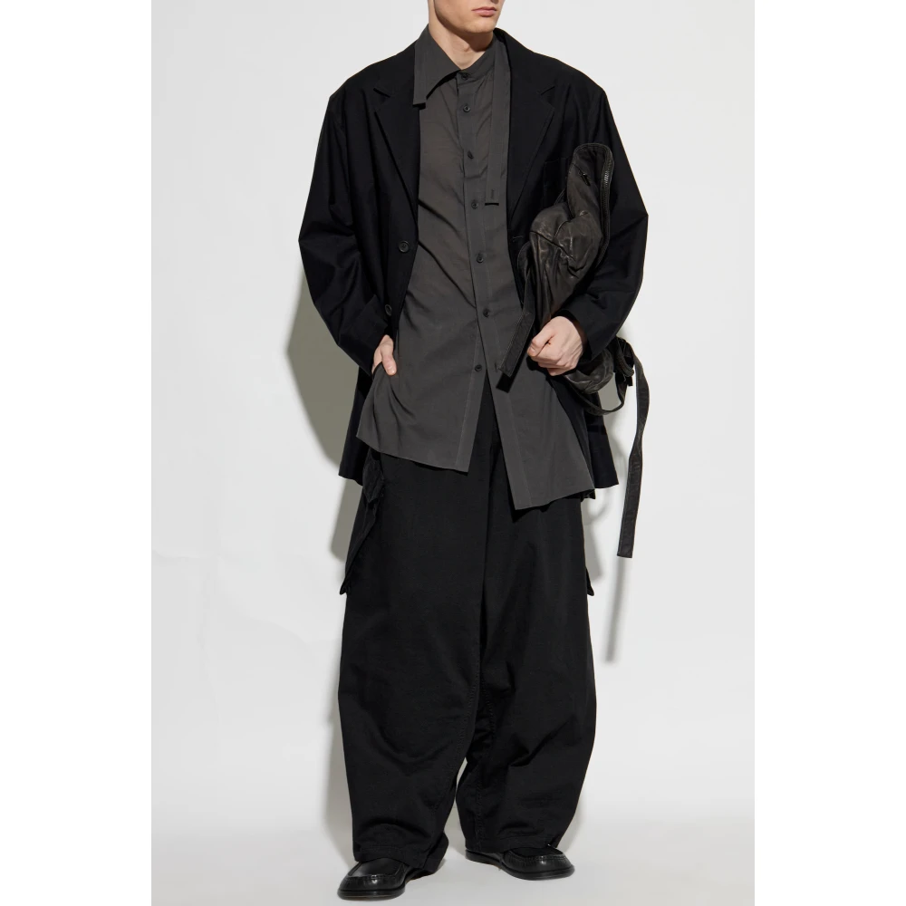 Y-3 Broek met zakken Black Heren
