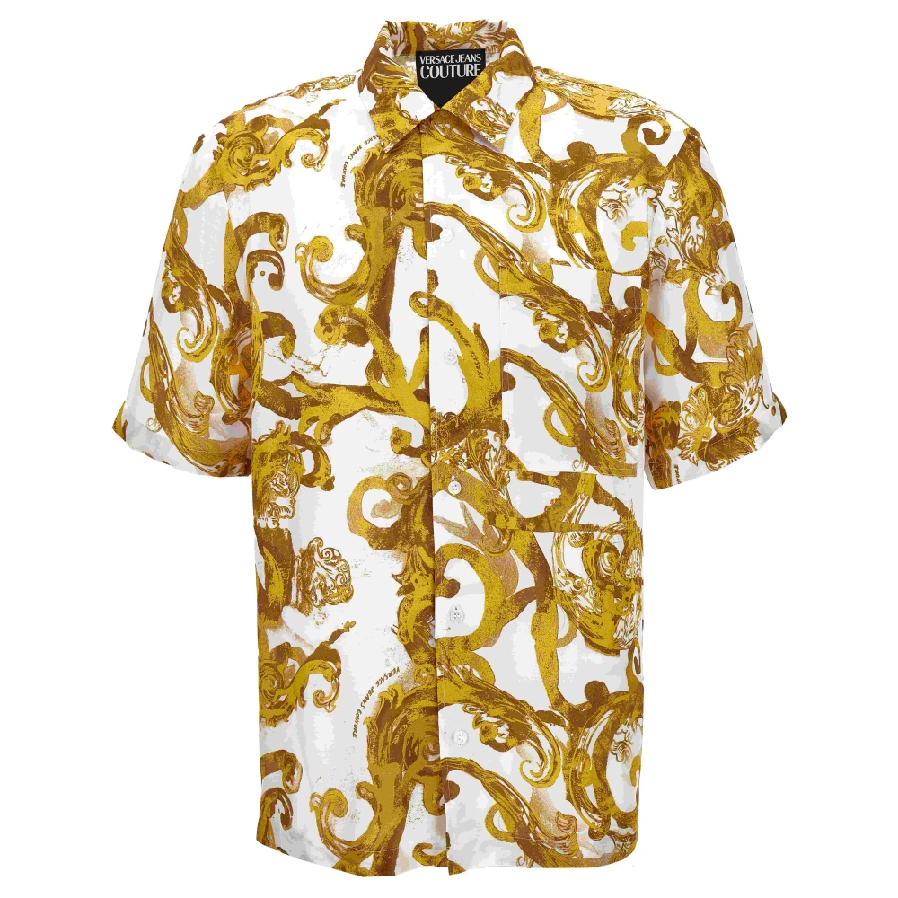 Versace Jeans Couture Stijlvolle Overhemden Collectie Multicolor Heren