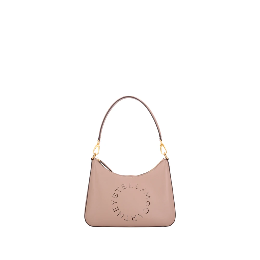 Stella Mccartney Women's Beige Logo Shoulder Bag