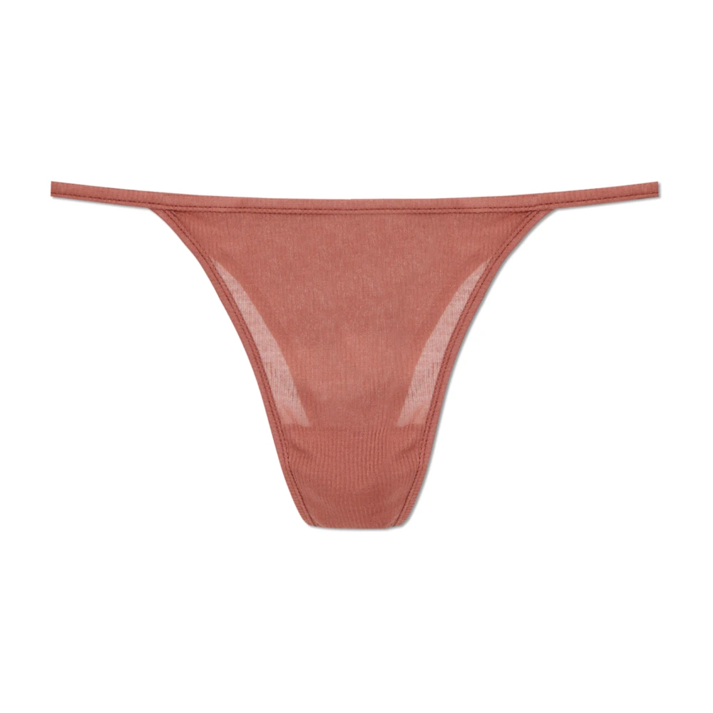 Dsquared2 Donna Rosa - Fichi Con Logo Ricamato - Underwear - Xl