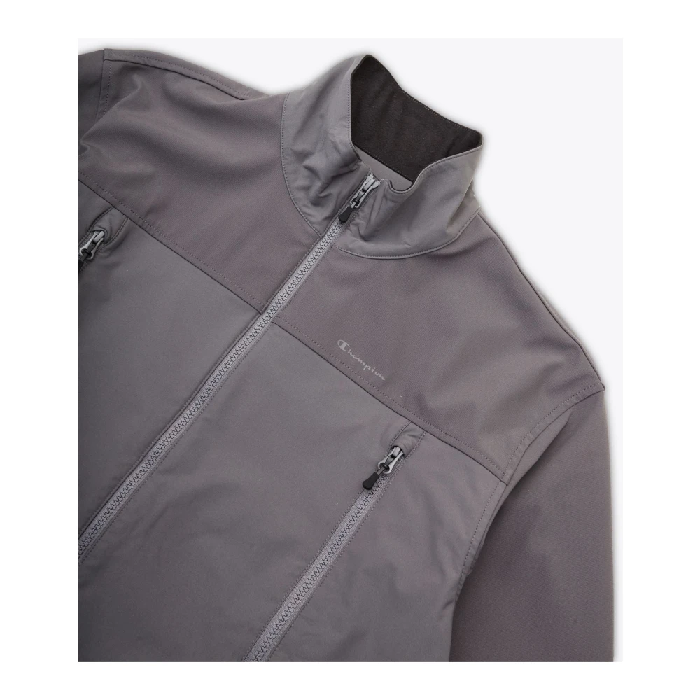 Champion Grijze Technische Jas met Ritssluiting Gray Heren