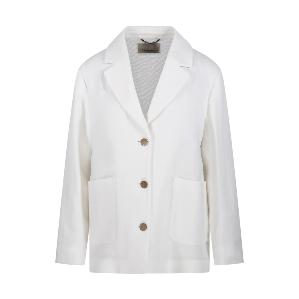 Max Mara Women's White Blazers, Xs, Carlotta Blazer