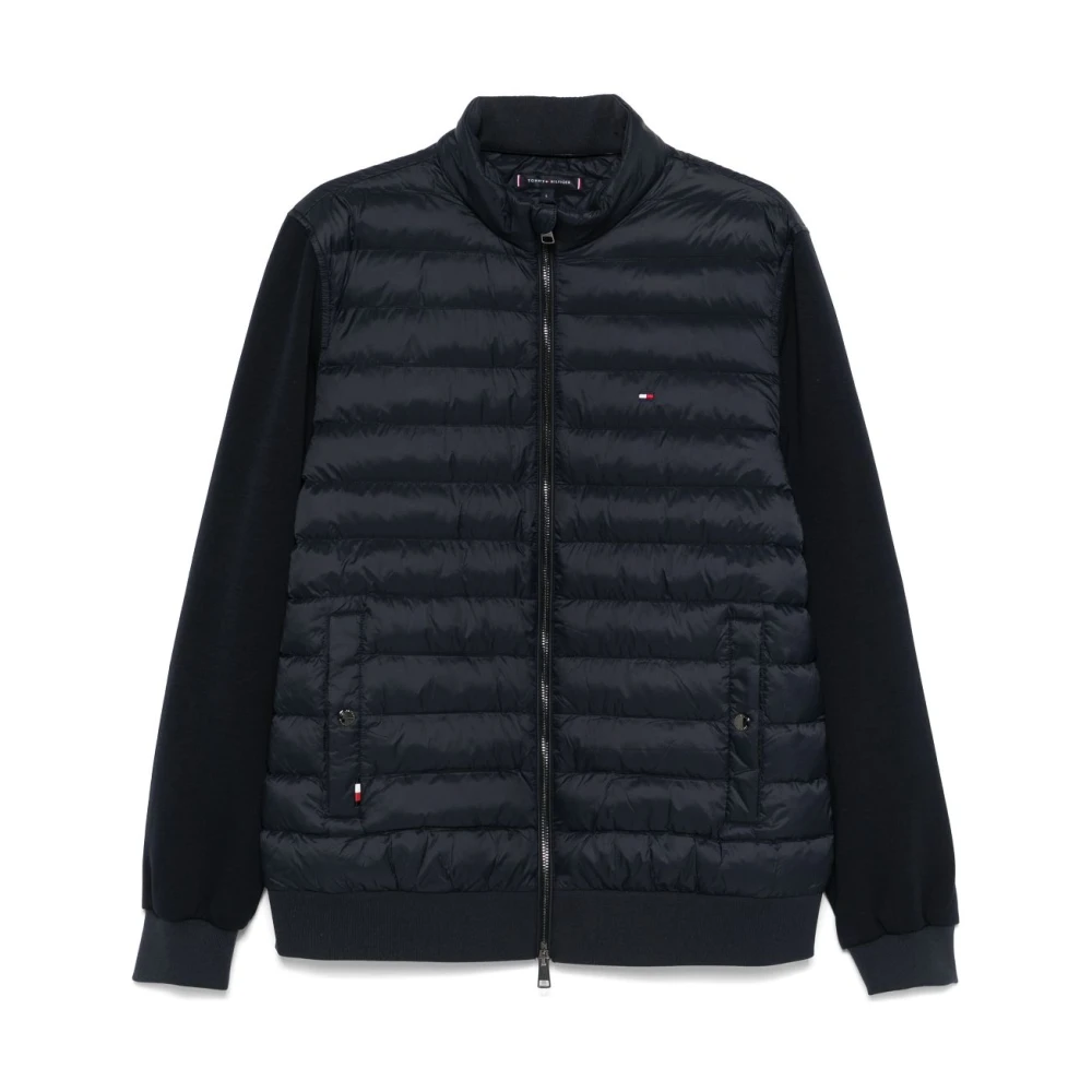 Tommy Hilfiger Blauwe Gewatteerde Ritsjas Blue Heren