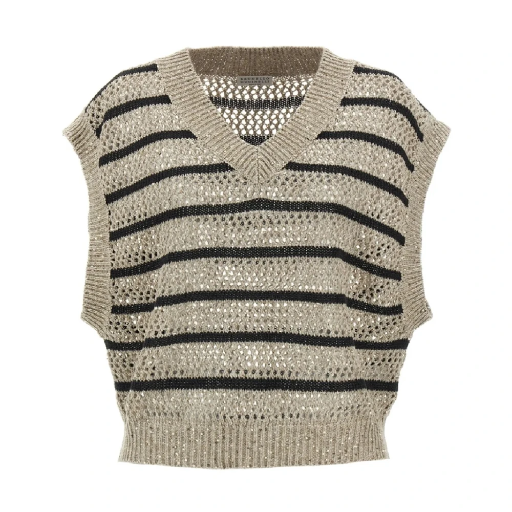 Knitwear > V-neck Knitwear - - Brunello Cucinelli - Modalova