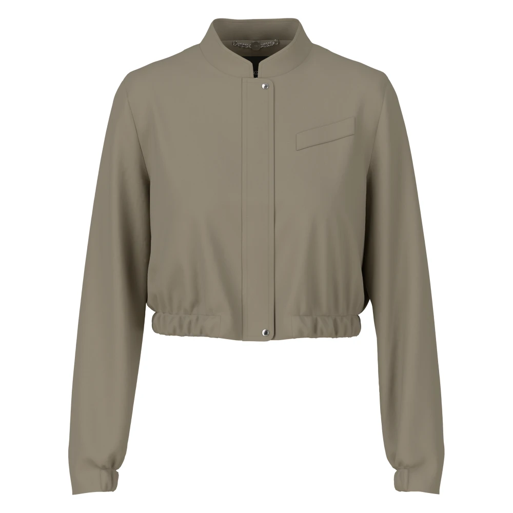 Marc Cain Flowing Blouson Jack Green Dames