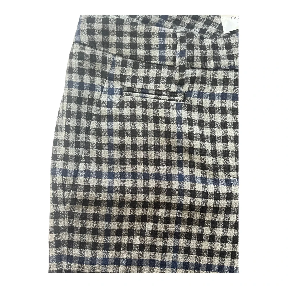 Dondup Slim Fit Wol Chino Broek Black Heren