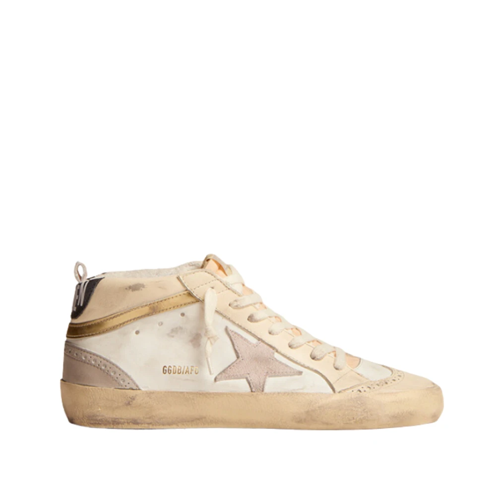 Golden Goose Mid Star Sneakers Heren Schoenen Beige