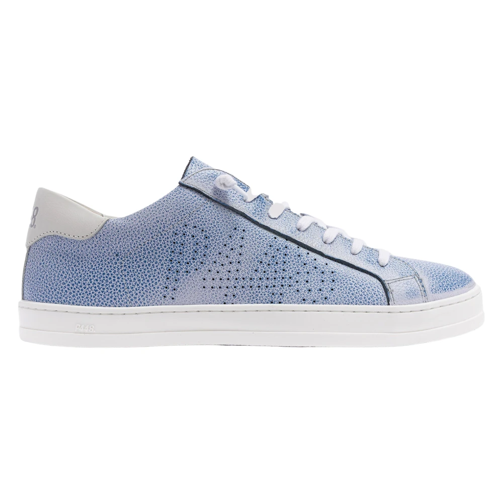 P448 John Patina Heren Schoenen Blauw