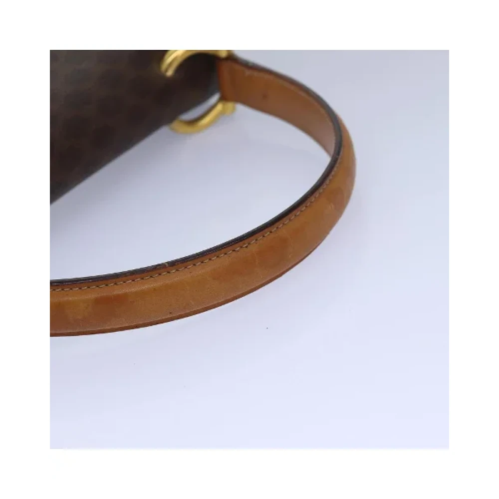 Celine Vintage Pre-owned Leather handbags Brown Dames